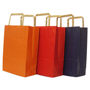 Flat Tape Handle Paper Carrier Bags