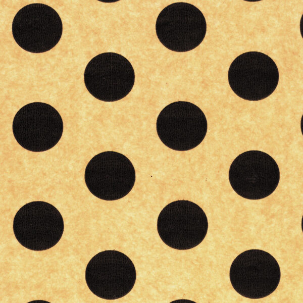 Black & Kraft Spots Wrapture Printed Tissue 1