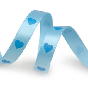 Blue Hearts Printed Ribbon 1