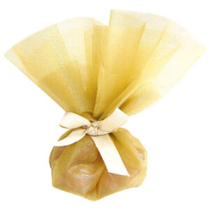 Gold Sheer Net Circle Pouches 1