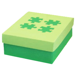 Light Green on Green Jigsaw Designer Box 1