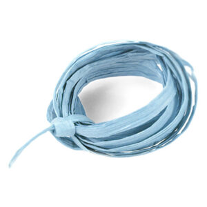 Light Blue Paper Raffia Ribbon 1