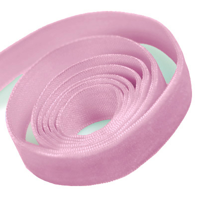 Light Pink Velvet Ribbon 1