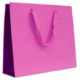 Fuchsia and Violet Luxury Bi-Colour Bag 1