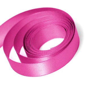 Shocking Pink Satin Ribbon