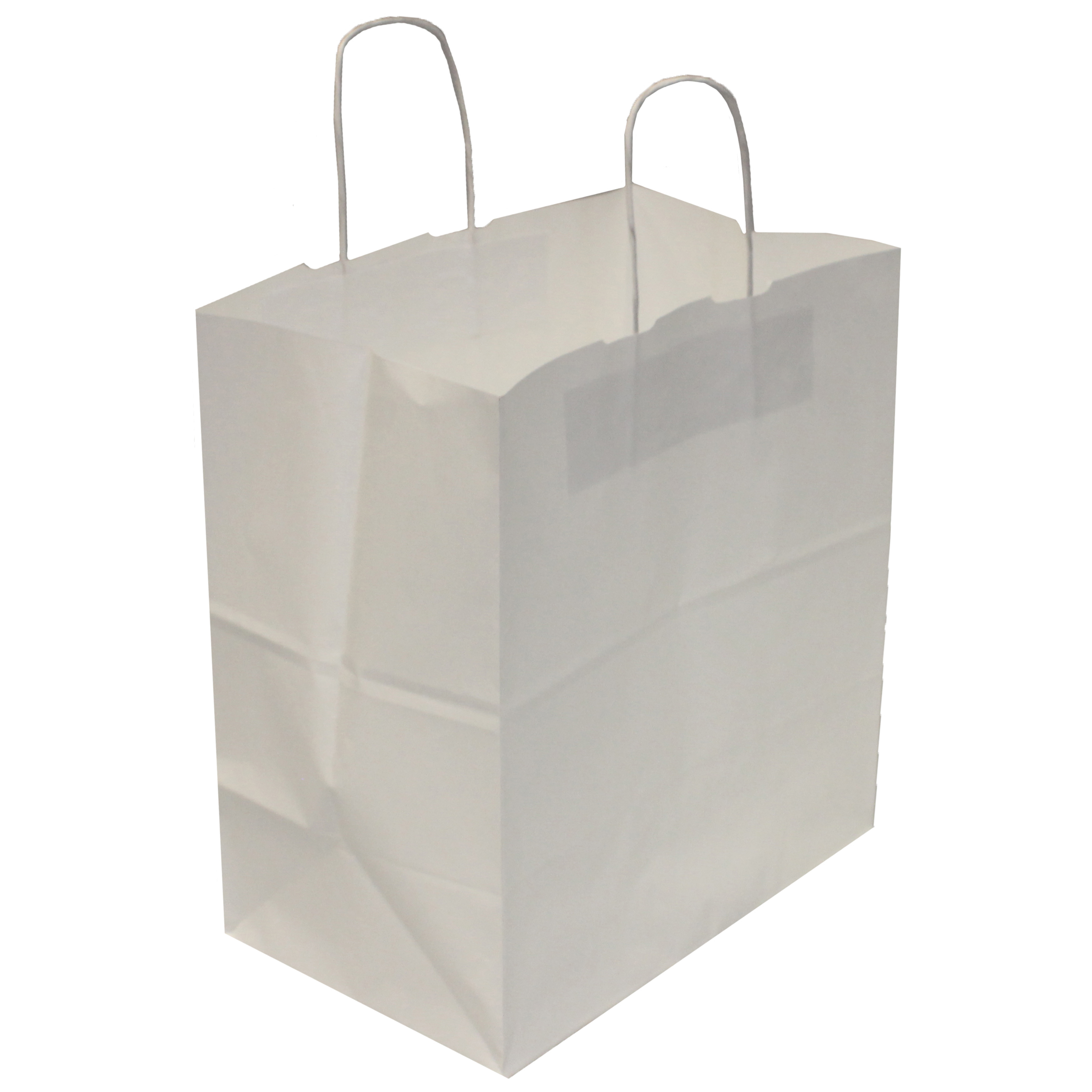 Bundle of 25 craft paper bags of (2 POUND CAKE BOX SIZE) 10.9 x 10.2 x 10.2  inches , suitable for using as shopping bag, gift bag, goodies bag,  merchandise and retail