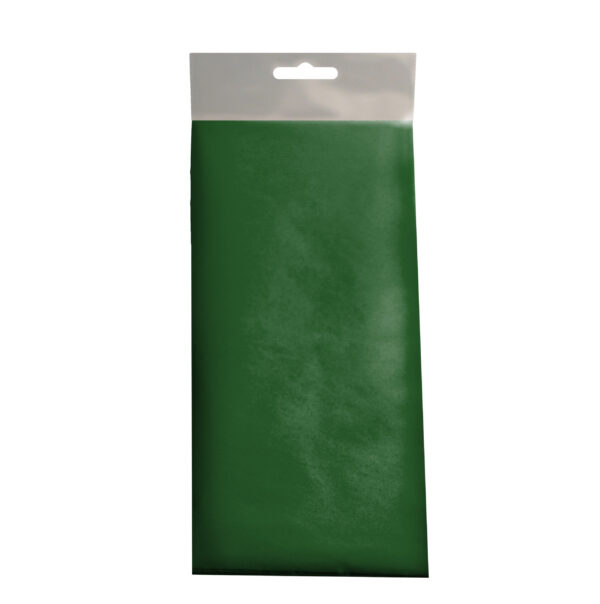 Forest Green Plain Tissue Retail Pack 1