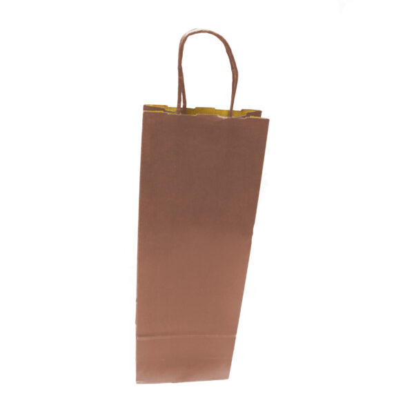 Natural Brown Wine Bottle Bags 1