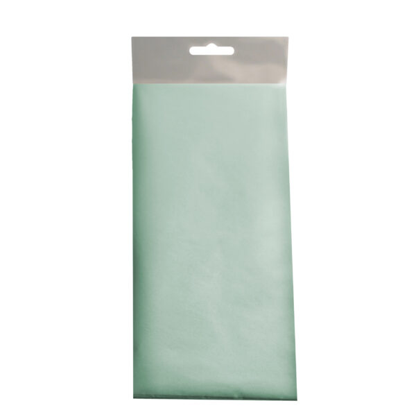 Pale Mint Plain Tissue Retail Pack 1