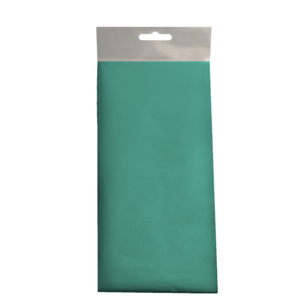 Teal Green Plain Tissue Retail Pack 1
