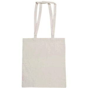 White Cotton Tote Reusable Carrier Bag 1