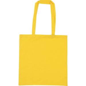 Yellow Cotton Tote Reusable Carrier Bag 1
