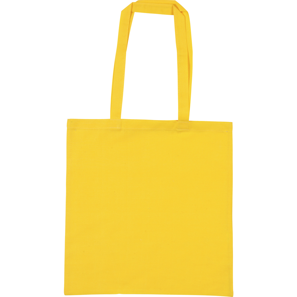 Yellow Cotton Tote Reusable Carrier Bag