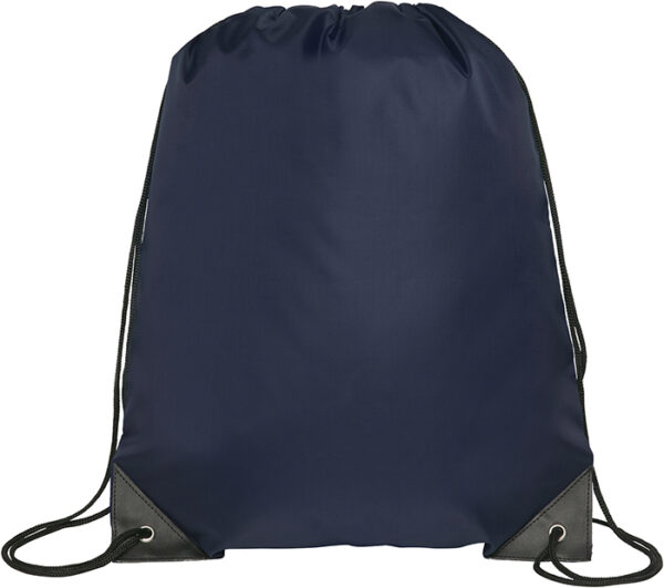 Dark Blue recycled drawstring bag