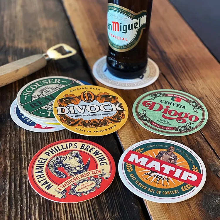 Absorbent Paper Drinks Coaster