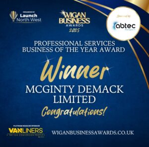 Mcginty Deamack Business Professional Services Award 2025